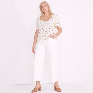 Madewell floral top